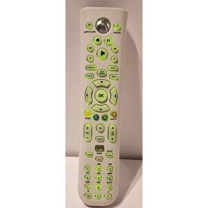 Microsoft Xbox 360 Universal Media DVD White Remote Control Official OEM -Tested